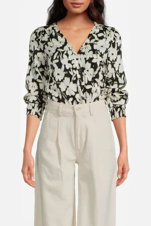 Scotch&Soda Wrap Blouse Black Night Floral