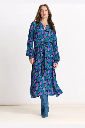 POM Amsterdam Dress - Brushwork Lilac