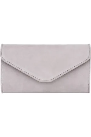 LK Bennett Dominica Clutch Bag Pale Grey