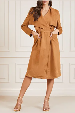 Guess GUESS Hudson Cover New Blonde Ambition Wrap Coat Mult