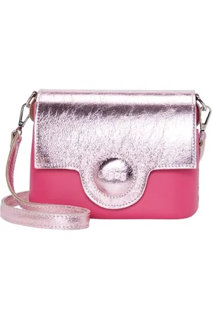 O bag Opocket Composed Circular Logo Flap Fuchsia Rose
