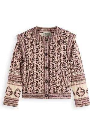 Scotch&Soda Lightweight Padded Jacket With Print Block Floral