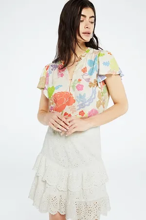 Fabienne Chapot Vanessa Top Cream White /pink Pa