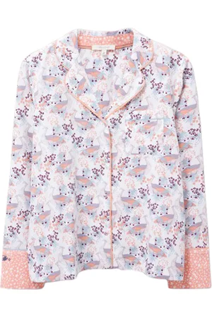 White Stuff Nina Woven Pj Shirt Ivory Multi
