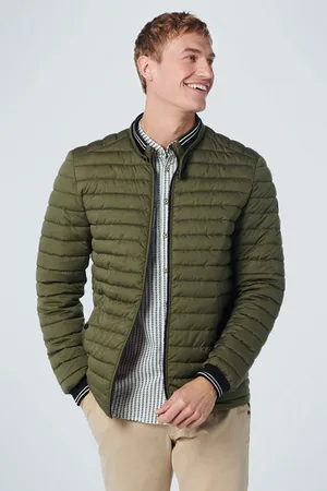 No Excess Jacket Short Fit Padded Army