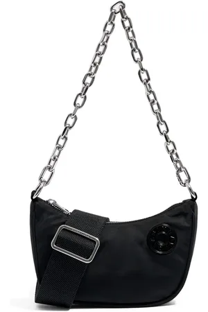 Bimba y Lola Xs Black Nylon Moon Bag