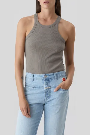 Closed Women Tank Top T-shirts Choco Choco