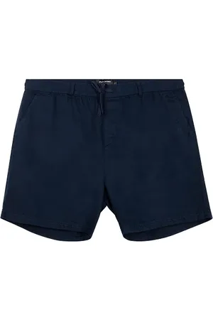 Lyle & Scott Cotton Linen Short Dark Navy
