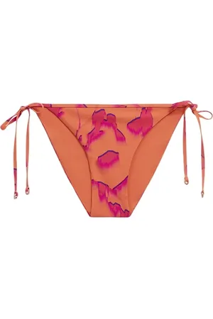 Reiss Thia-print Bikini Orange