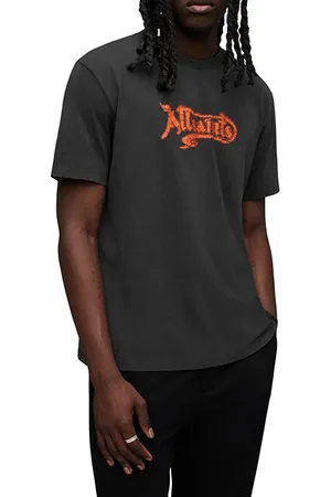 AllSaints Ceecee Ss Crew Washed Black