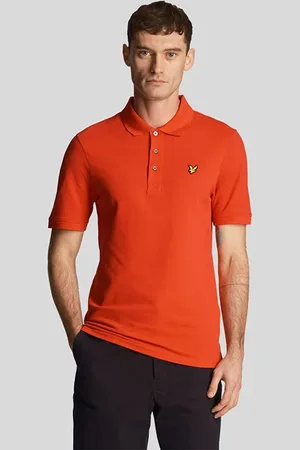 Lyle & Scott Plain Polo Shirt Gala Red