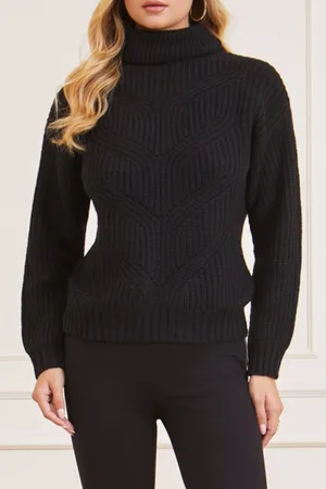 Guess GUESS Michelle High Neck S Jet Black A996