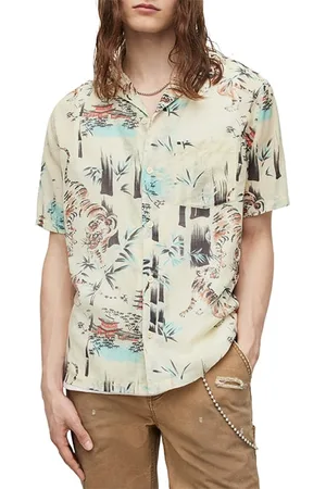 AllSaints Tagise Cotton Ss Shi Cala White