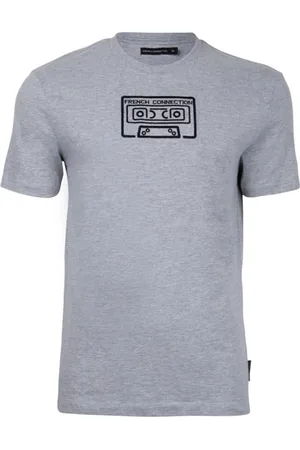 French Connection Cassette Embroidery Lgt.grey Mel / Black