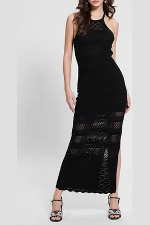 Guess GUESS Sl Amelie Maxi Dress Jet Black A996