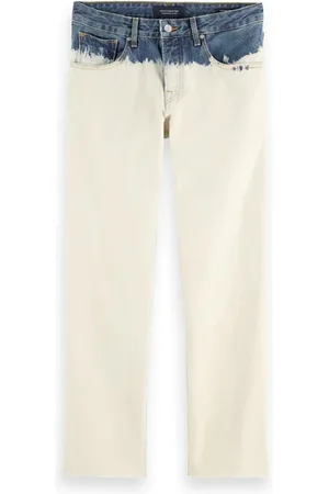 Scotch&Soda Seasonal Straight Cropped - Organic Cotton - Tie Dye Sand