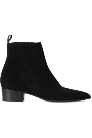 The Kooples Bottines Chelsea En Daim Black
