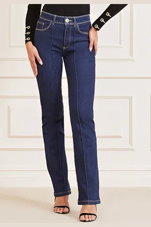 Guess GUESS Lucy Studs Denim Straight Rinse