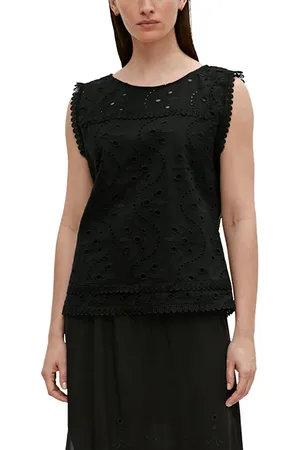 Comma, Blouse Grey/black