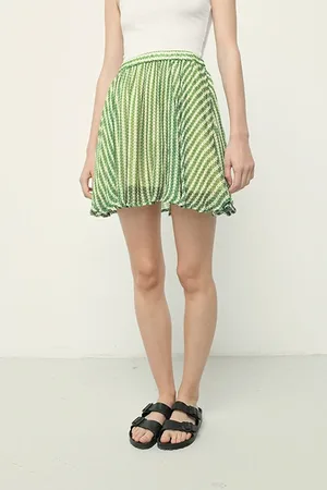 American Vintage Printed Mini Skirt Solange