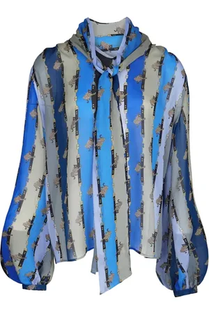 MUCHO GUSTO Blouse Lucera Blue