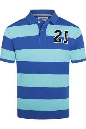 McGregor Stripe Heritage 21 Polo Rf Kobalt