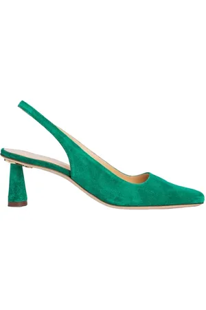 By Far Diana Green Suede Leather