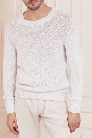 Guess GUESS Ls Cn Chunky Swtr Neutral Milk