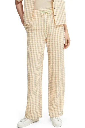 Scotch&Soda Checked Straight-leg Mid-rise Trousers Combo N