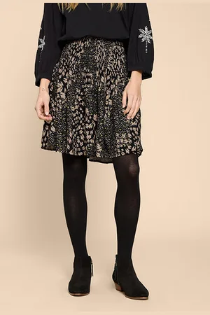 White Stuff Ari Eco Vero Skirt Black