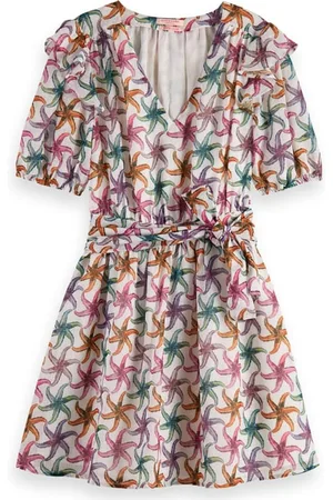 Scotch&Soda Ruffled Mini Dress Starfish