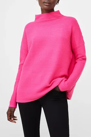 French Connection Babysoft Lena Ls High Nk Jumpr Fuschia