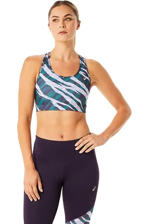 Asics Wild Camo Bra Night Shade/velvet Pine
