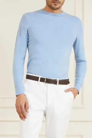 Guess GUESS Essential Garment Faint Sweater Blue
