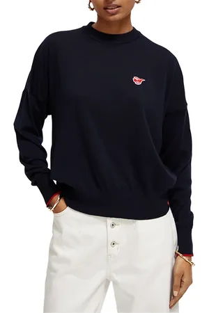 Scotch&Soda The Free Spirit Peace Bird Crew Neck Pullover Night