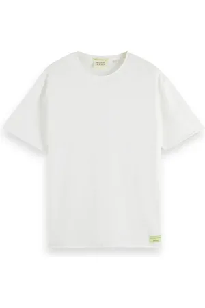 Scotch&Soda Raw Edge T-shirt White