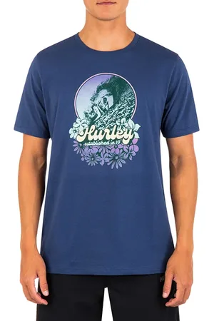 Hurley Evd Postered Up Short Sleeve Abyss