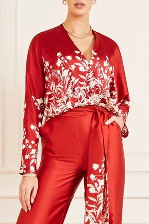 Guess GUESS Erin Top Shadowlands Blouse Print