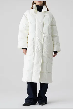 Closed Women Quilted Coat Jackets & Coats Nude