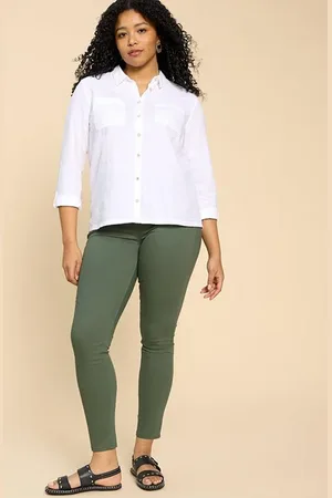 White Stuff Janey Jegging Mid Green