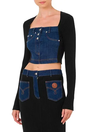 Moschino Black Cotton Knitwear Black