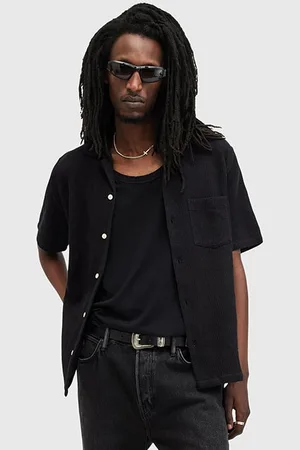 AllSaints Helston Ss Shirt Jet Black