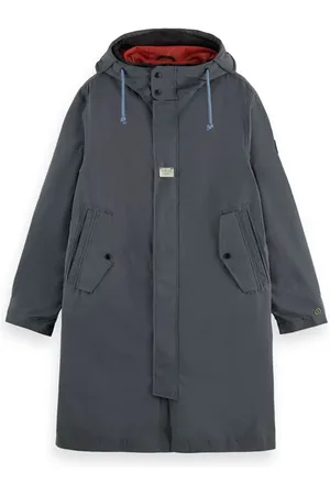 Scotch&Soda Nylon Parka With Detachable Inner Graphite