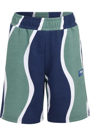 Fila Teupitz Aop Relaxed Shorts Blue Spruce Waves Aop