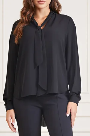Guess GUESS Phoebe Chain Blouse Jet Black