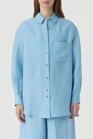 Closed Basic Shirt Blue Morning Sky