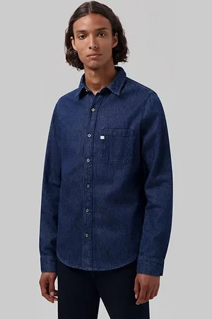 MUD Jeans Stanley Shirt - Strong Blue
