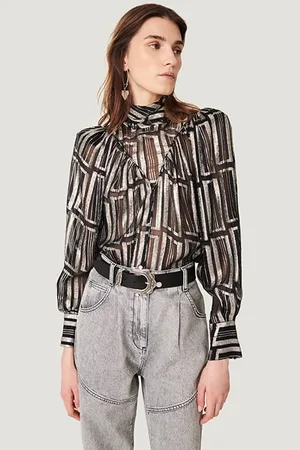 IRO Claireta Black/silver Top