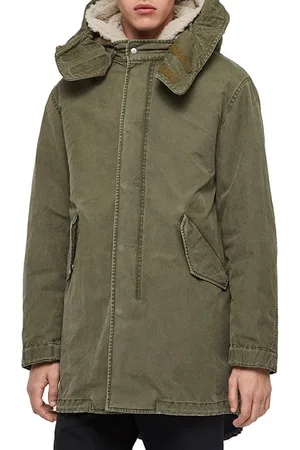 AllSaints Staunton Parka Dull Khaki Green