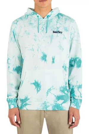 Hurley Lowers Lightening Tiedye Flc Po Hoodie Wve Rner